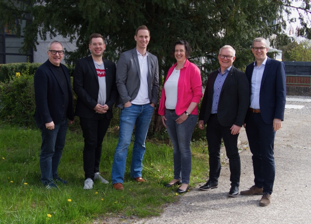 Von links nach rechts: Ben Thustek, Steffen Nolte, Christopher Koch, Corinna Schenker, Lutz Zeuner	, Steffen Hartmann